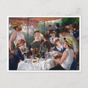 Luncheon of the Boating Party by Renoir Postcard