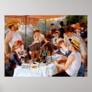 Luncheon of the Boating Party Canvas Print
