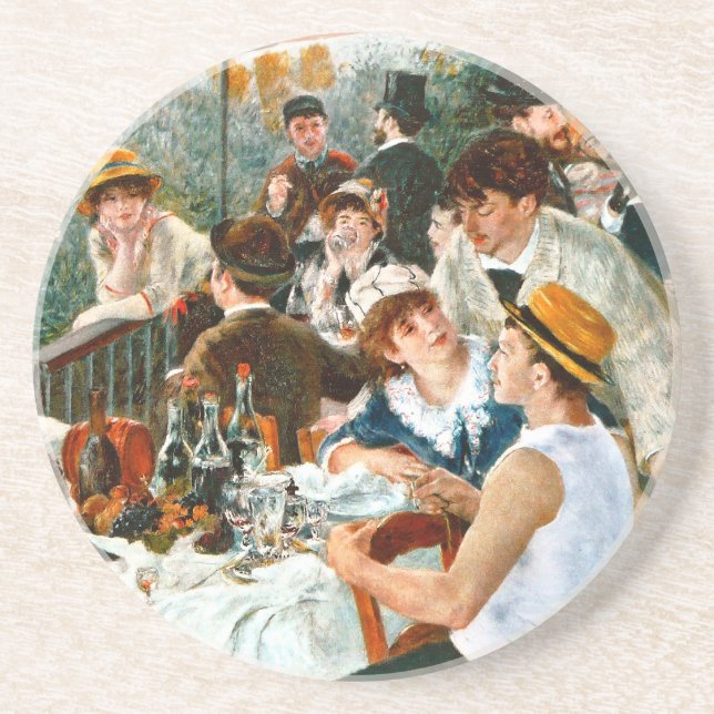 Luncheon of the Boating Party, Renoir Coaster (Front)