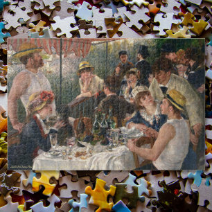 Luncheon of the Boating Party Renoir Painting Art Jigsaw Puzzle