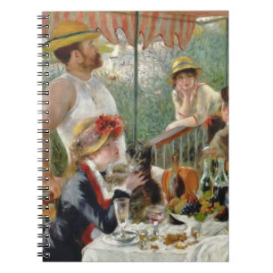 Luncheon of the Boating Party Vintage Renoir Spiral Notebook