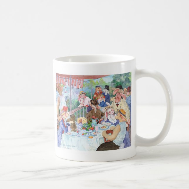 Luncheon of the Bunny Party Coffee Mug (Right)