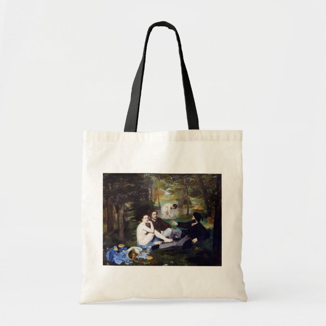 Luncheon on the Grass, Manet Tote Bag (Front)