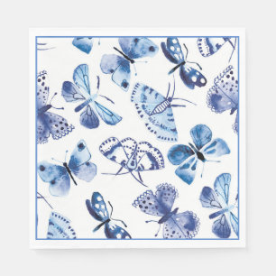 Luncheon Paper Napkins-Butterflies Napkin