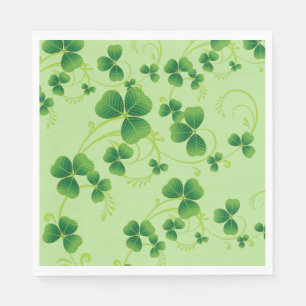Luncheon Size Paper Napkins-Saint Patrick's Napkin