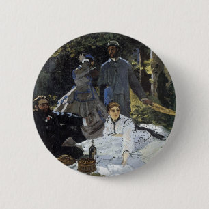 Lunchtime on the Grass 6 Cm Round Badge