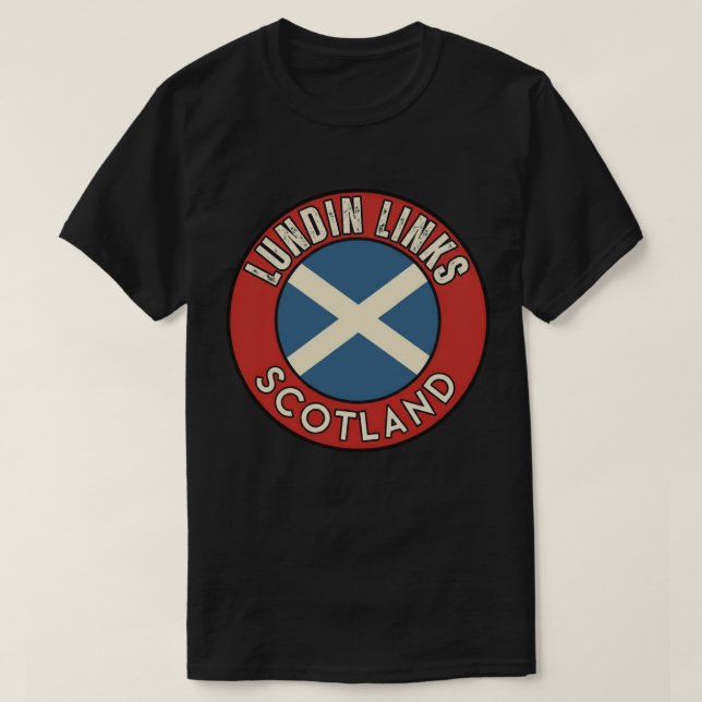 Lundin Links, Scotland T-Shirt (Design Front)