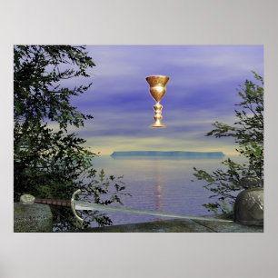 Lundy, the Grail island Poster