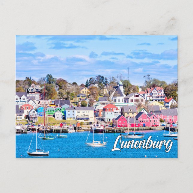 Lunenburg, Nova Scotia, Canada Postcard (Front)