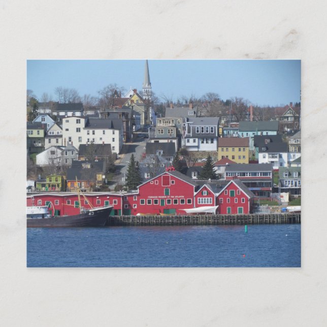 Lunenburg, Nova Scotia Postcard (Front)