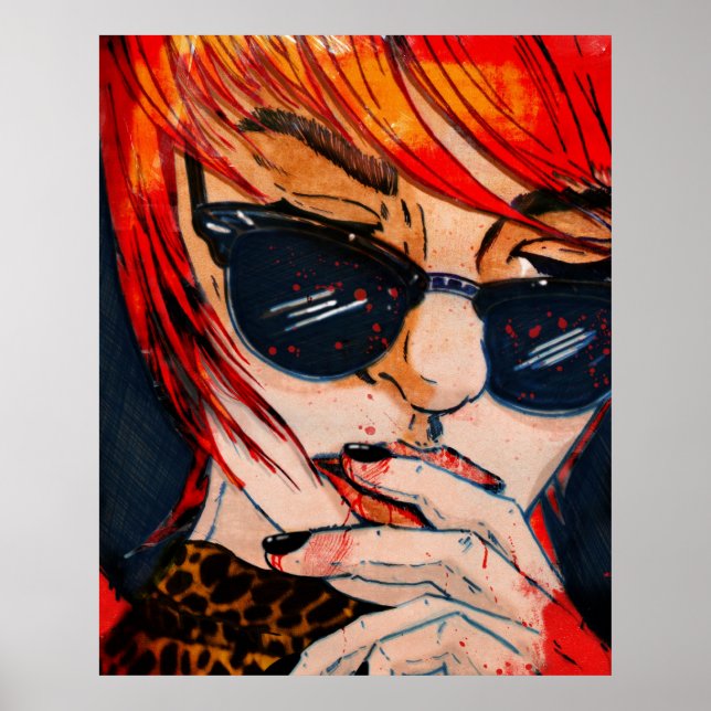 Lunettes noires poster (Front)