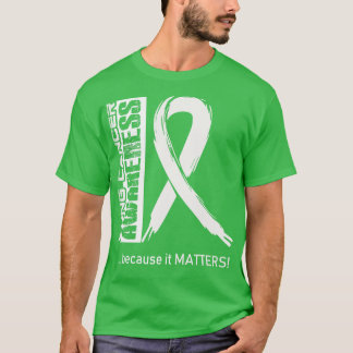 Lung Cancer Awareness Because Its Matters In This  T-Shirt