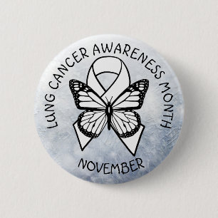 Lung Cancer Awareness MOnth November Button