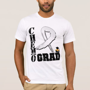 Lung Cancer Chemo Grad T-Shirt