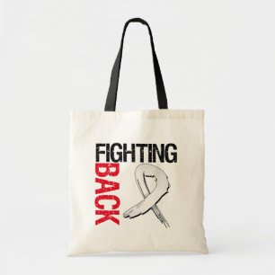 Lung Cancer Fighting Back Tote Bag