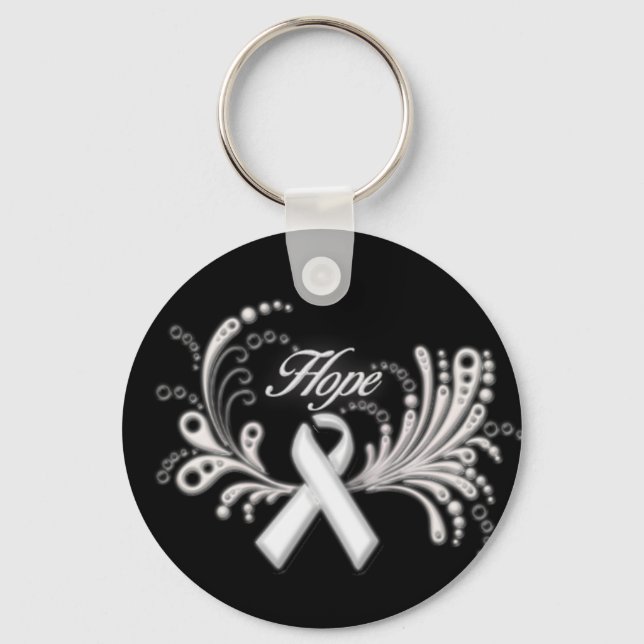 Lung Cancer Hope Keychain (Front)