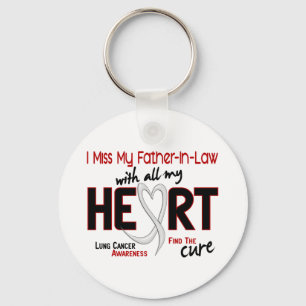 Lung Cancer I Miss My Father-In-Law Key Ring