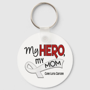 Lung Cancer MY HERO MY MOM 42 Key Ring