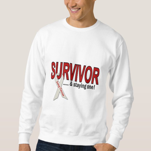 Lung Cancer Survivor Sweatshirt (Front)