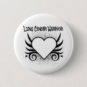 Lung Cancer Warrior 6 Cm Round Badge
