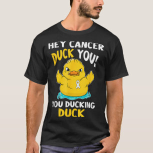Lung Cancer Warrior Duck Design Together T-Shirt