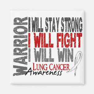 Lung Cancer Warrior Magnet