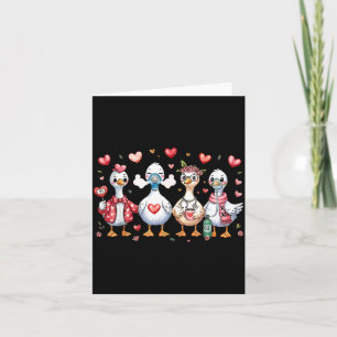 Lung Squad Resratory Therast Silly Goose Valentine Card