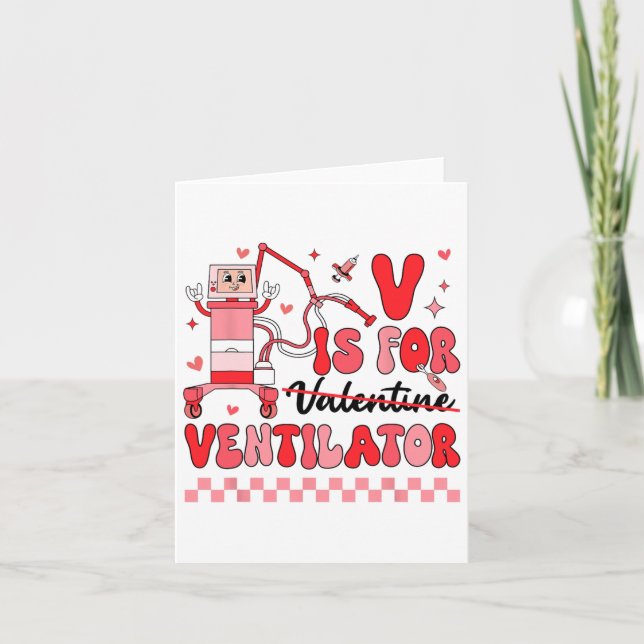 Lung Squad Valentine Respiratory Therapist Pulmono Card (Front)