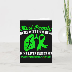 Lung Transplant Recipient Recovery Illustration Card