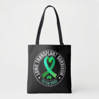 Lung Transplant Survivor Green Ribbon Custom