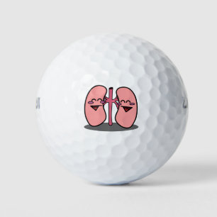 Lungs Dudes Golf Balls