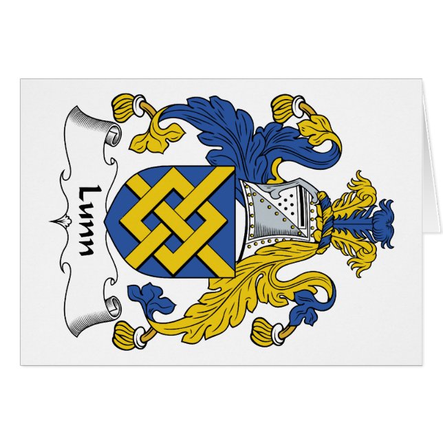 Lunn Family Crest (Front Horizontal)