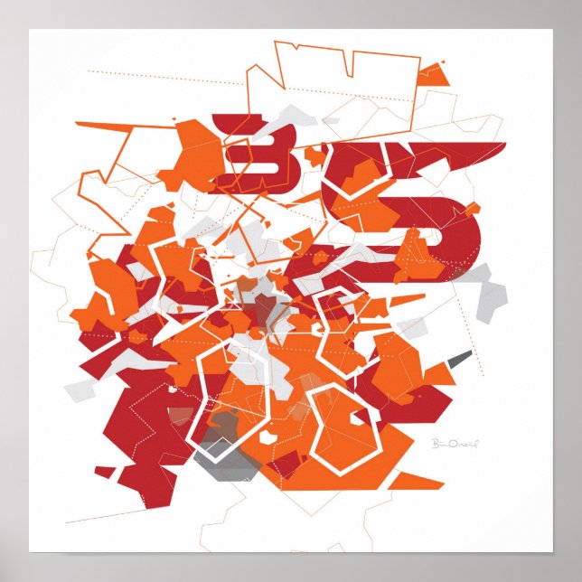 Lunokhod Abstract Print (Front)