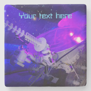 Lunokhod Stone Coaster