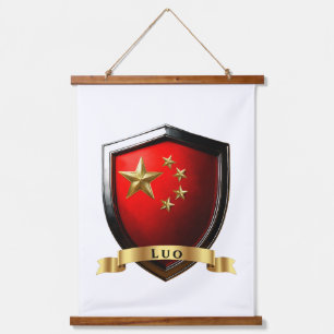Luo China National Heritage Shield Hanging Tapestry