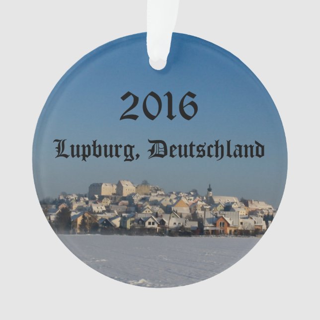 Lupburg, Deutschland Circle Ornament (Front)
