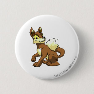 Lupe Brown 6 Cm Round Badge