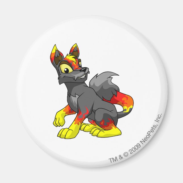 Lupe Fire Magnet (Front)