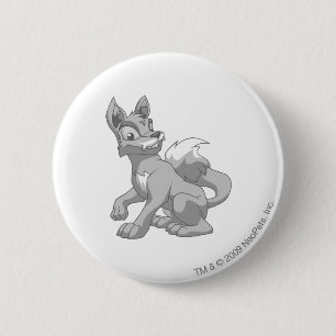 Lupe Silver 6 Cm Round Badge