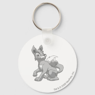 Lupe Silver Key Ring