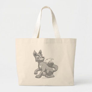Lupe Silver Large Tote Bag