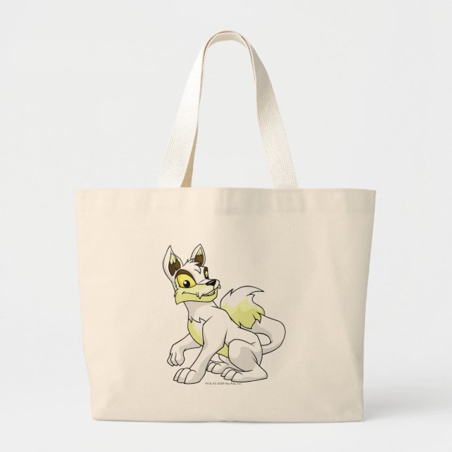 Lupe White Large Tote Bag (Front)