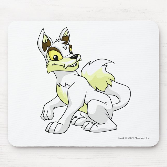 Lupe White Mouse Pad (Front)