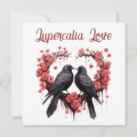 Lupercalia Love Crow & Roses Valentine's Day