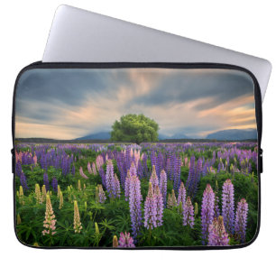 Lupin Field in New Zealand Laptop Sleeve