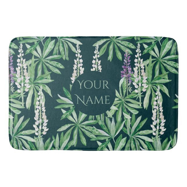 Lupin flower bath mat (Front)