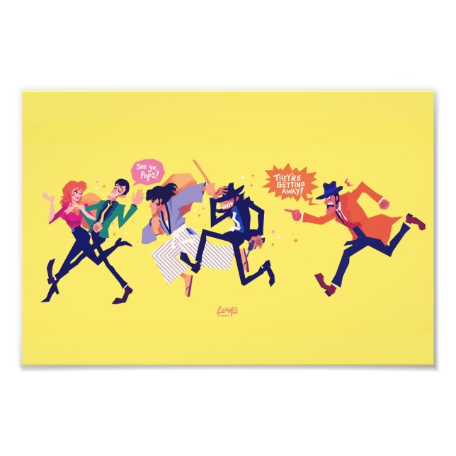 Lupin III the third heist print (Front)