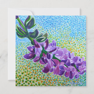 Lupine Blank Note Card
