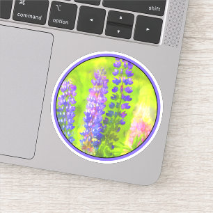 Lupine Painting - Original Flower Art