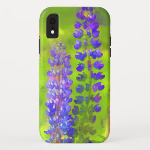 Lupine Painting - Original Flower Art Case-Mate iPhone Case